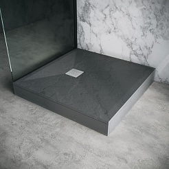 Grossman Экран для поддона Strong 100x100 GR-S21001001Q черный – фотография-3